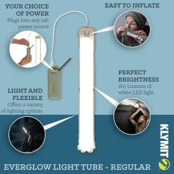 KTGLOWXL - Klymit Lampe à leds gonflable Everglow XL