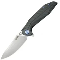 Kubey Nova framelock Flamed Titanium 14C28N