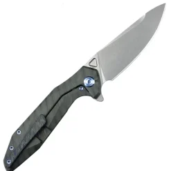 Kubey Nova framelock Flamed Titanium 14C28N