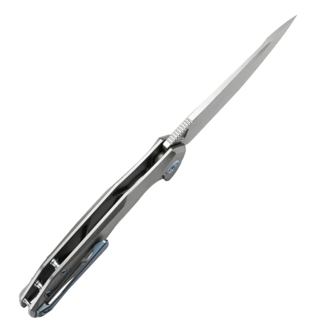 Kubey Nova framelock Titanium 14C28N