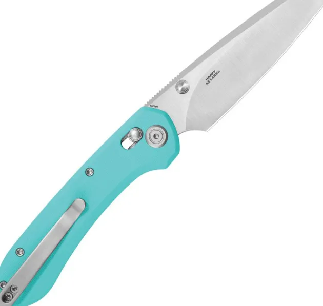 KU446D - Kubey Knives Bonza Crossbar Tiffany Blue G10
