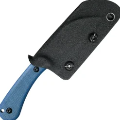 KU412D - Kubey Rockhopper Denim Micarta Black 14C28N