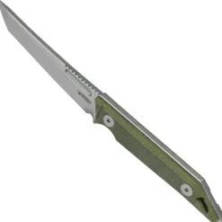 KU430E - Kubey Goliath Green Micarta Stonewash 14C28N