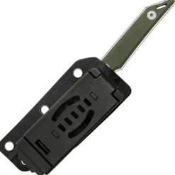 KU430E - Kubey Goliath Green Micarta Stonewash 14C28N