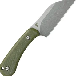 KU412E - Kubey Rockhopper Green Micarta Beadblast 14C28N