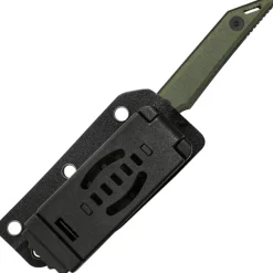 KU430F - Kubey Goliath Green Micarta Black 14C28N