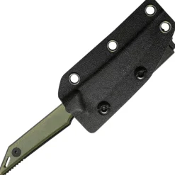 KU430F - Kubey Goliath Green Micarta Black 14C28N