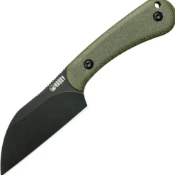 KU412F - Kubey Rockhopper Green Micarta Black 14C28N