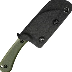 KU412F - Kubey Rockhopper Green Micarta Black 14C28N