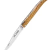 2833 - LAGUIOLE LE FIDELE PLEIN MANCHE OLIVIER 12CM INOX