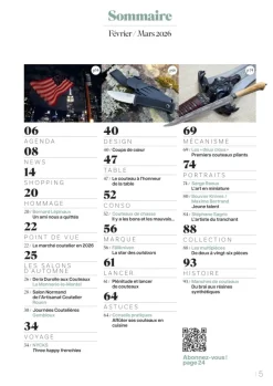La passion des couteaux N°166