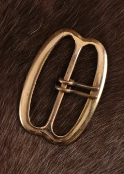 1616007012 - LARP Boucle de Ceinture Laiton Double Ardillon