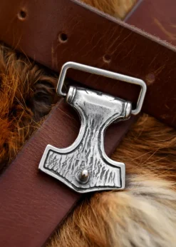 1600094170 - LARP Boucle de Ceinture Marteau de Thor Mjolnir Argenté