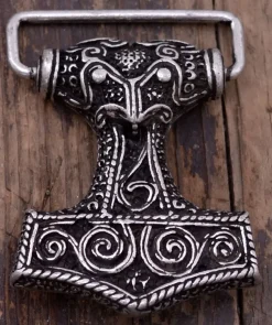 1600094170 - LARP Boucle de ceinture Mjoelnir Argenté