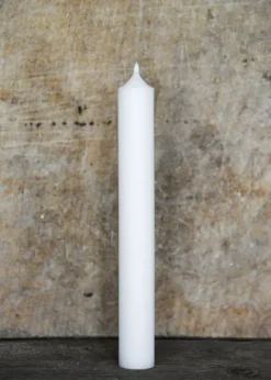 1901022510 - LARP Bougie Lisse Ronde 180x22mm 8H BLANC