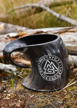 1916191050 - LARP Chope à bière en corne - Valknut 800mL
