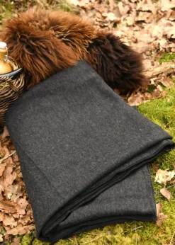 1914428208 - LARP Couverture 175x150 cm chaude 100% laine Anthracite
