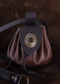 1600010015 - LARP Grand porte-monnaie médiéval boucle métallique