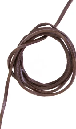 1626022100 - LARP Lanière en cuir, carrée brune, 100 cm