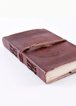 2016005301 - LARP Livre en cuir avec motif celtique 21 x 14 cm