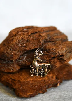 1404640001 - LARP Pendentif en bronze - Cerf celtique
