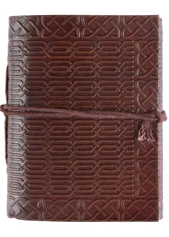 2016200200 - LARP Petit carnet de notes couverture en cuir gaufré 9x7cm