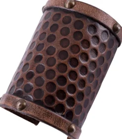 1616553201 - LARP 1 Protège-bras en cuir martelé Long 1 pièce