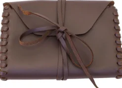 1609213001 - LARP Sac banane, lacé, en cuir marron