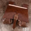 1664000151 - LARP Sac médiéval du 14ème siècle cuir marron