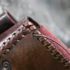 1680000320 - LARP Sacoche Cuir Estampillée Dragon