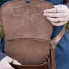 1680000300 - LARP Sacoche Cuir Gravé Mjolnir
