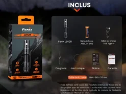 LD12R - Fenix LD12R lampe rechargeable 600 lumens
