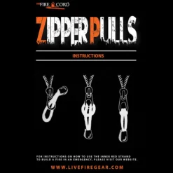 LF36 - Live Fire Firecord Zipper Pulls