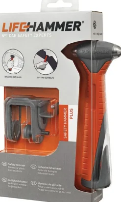 LHR00602 - LIFEHAMMER Safety Hammer Plus Orange Marteau brise-vitre
