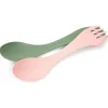 LMF2412411313 - Light my fire Set de 2 sporks bioplastic Sandy Green/Dusty Pink