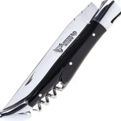 LO312CPI/SSI1- 37 LAGUIOLE EN AUBRAC Laguiole 12 cm Tire-bouchon corne pressée