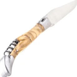 LO312OLI/FSB1- 32 LAGUIOLE EN AUBRAC Laguiole 12 cm Tire-bouchon Olivier