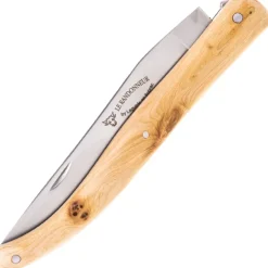 LO512REI/LSB1- 39 LAGUIOLE EN AUBRAC Laguiole 12 cm Lisse Randonneur Genévrier