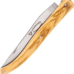 LO512RLI/LSB1-42 LAGUIOLE EN AUBRAC Laguiole 12 cm Lisse Randonneur Olivier