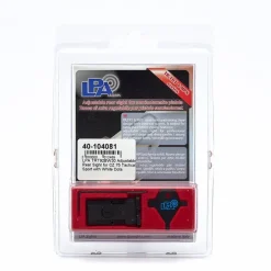 40-104081 - LPA TRT92BW30 Adjustable Rear Sight for CZ 75 Tactical Sport with White Dots