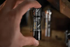 LPGSK03ALGREY - LOOP GEAR SK03 Torche Aluminium E-Tritium 1000lm 920mAh 14500 USB-C GRIS