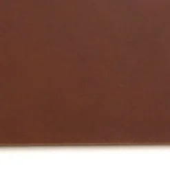 LTHR-HIDE-BR6-89 - Plaque de cuir Brun tanné 15 x 30