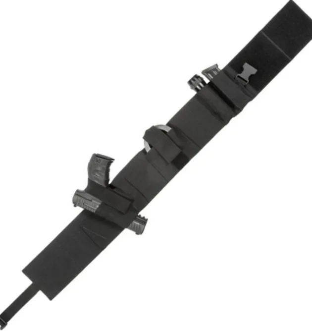 41.098427L - VEGA HOLSTERS Ceinture discrète 2ET21 NOIR GAUCHER LARGE