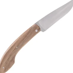 L0513VNOET - 49 LAGUIOLE EN AUBRAC couteau 3 Evêques noyer avec étui cuir