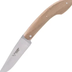 L0513VNOET - 49 LAGUIOLE EN AUBRAC couteau 3 Evêques noyer avec étui cuir