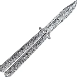 MA02218 Albainox Couteau papillon damassé