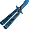 MA02114 COUTEAU PAPILLON RAINBLUE TWISTER