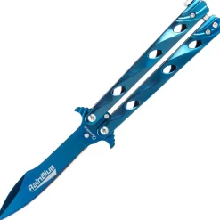 MA02114 COUTEAU PAPILLON RAINBLUE TWISTER