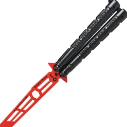 MA02195 K25 Couteau papillon entraînement rouge