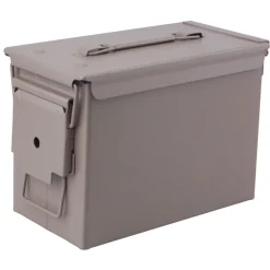 MAL958 - Caisse munition Métal cal.50 TAN 33X18X23 cm